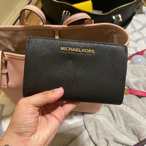 Michael Kors bi-fold wallet, black